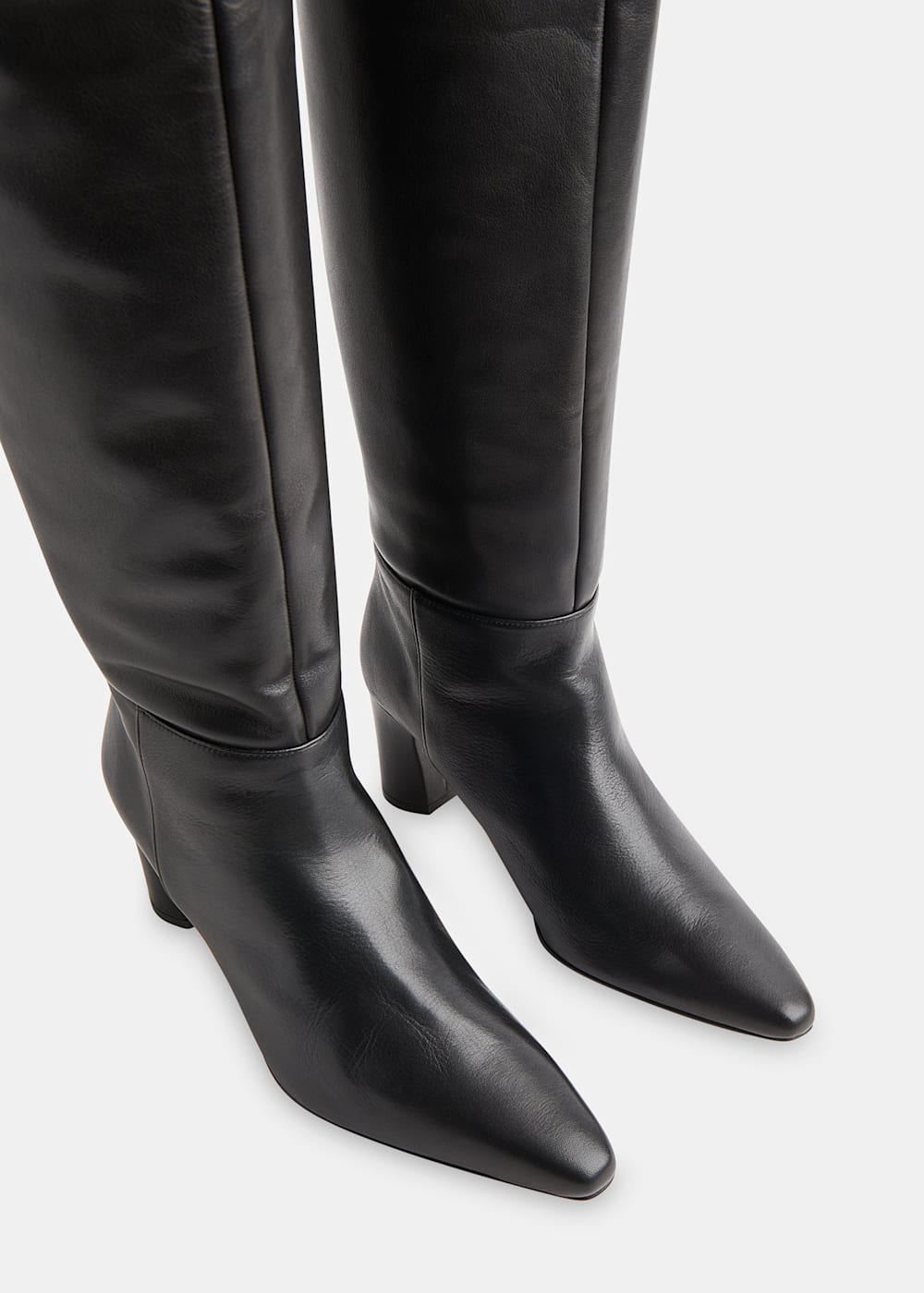 Black Inessa Over The Knee Boot WHISTLES Whistles UK