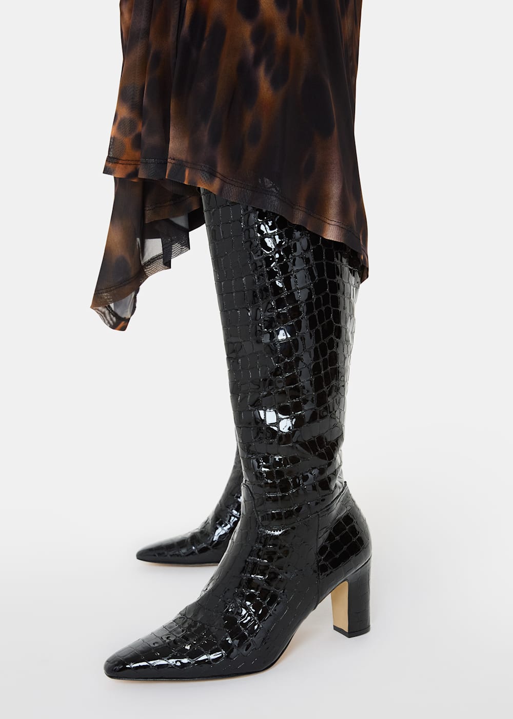 Miss selfridge knee high boots clearance
