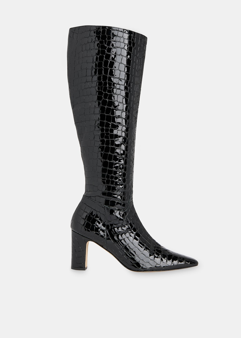 Whistles patent boots sales