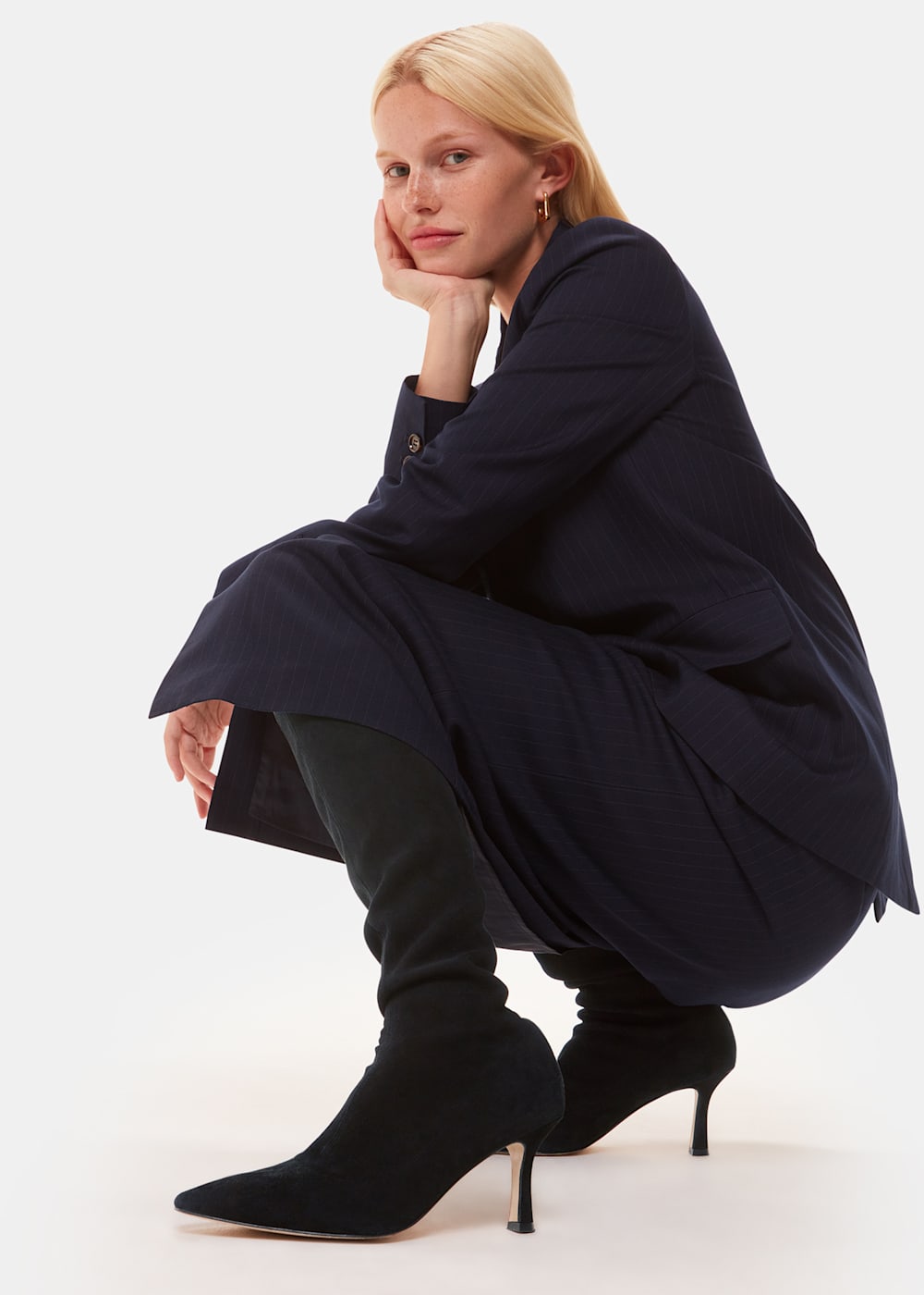 Stretch out suede boots shop
