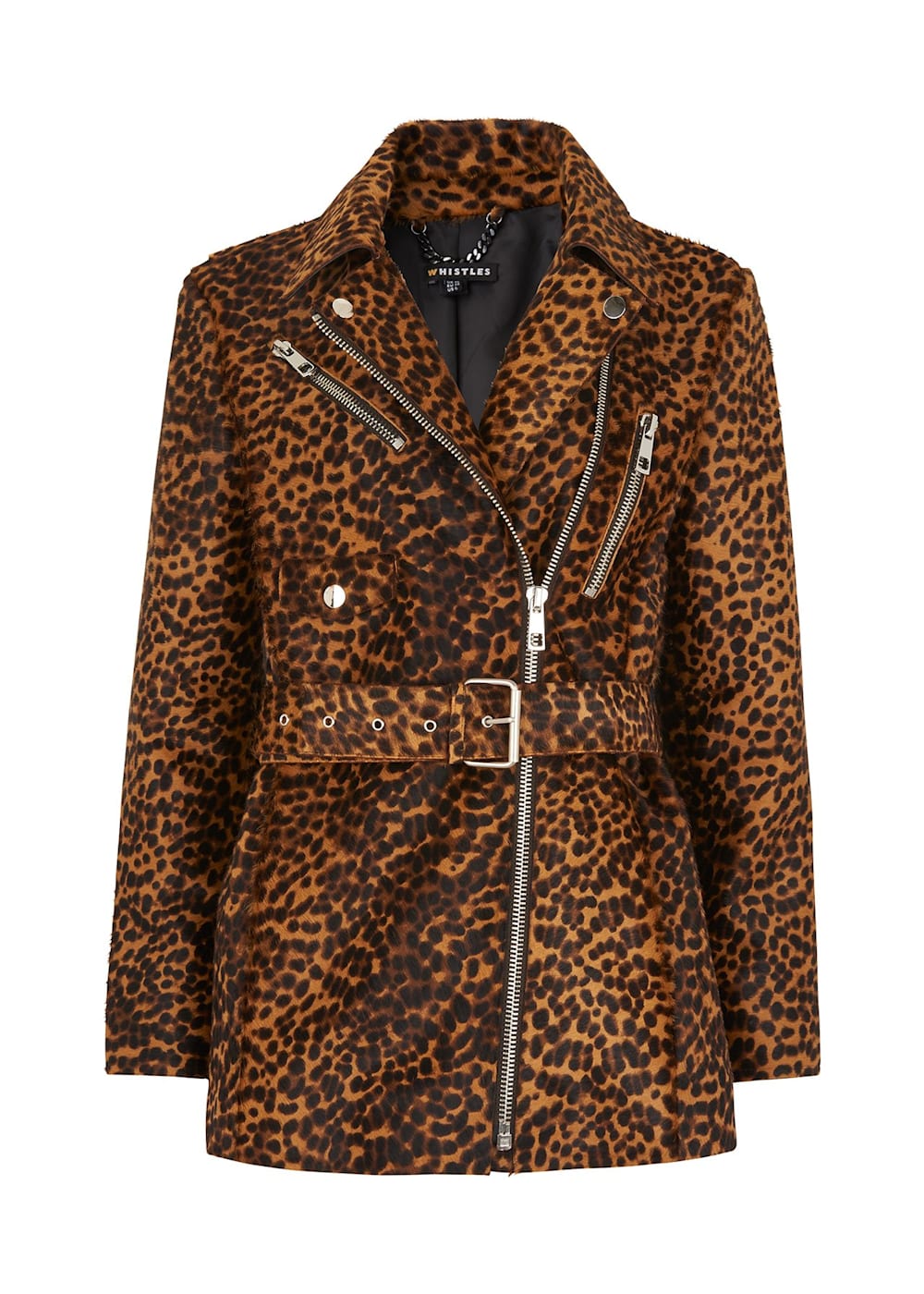 Whistles leopard print coat online