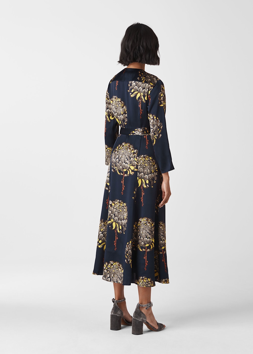 Gabrielle silk wrap dress online