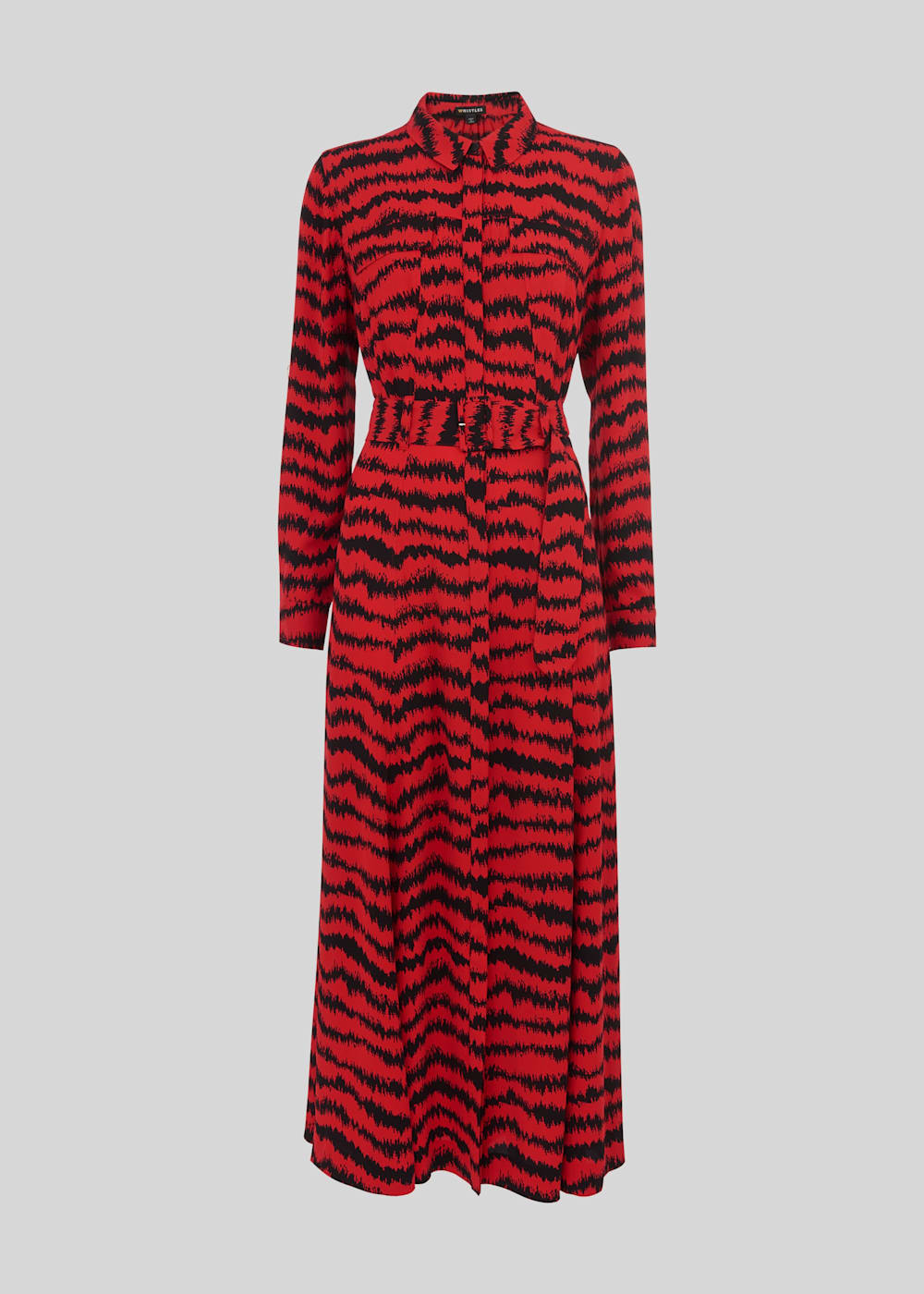 Whistles milla animal utility dress shop