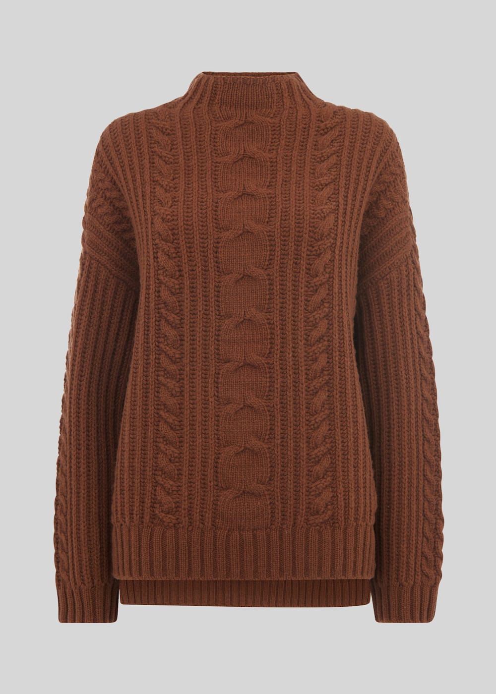 Whistles cable knit jumper hot sale