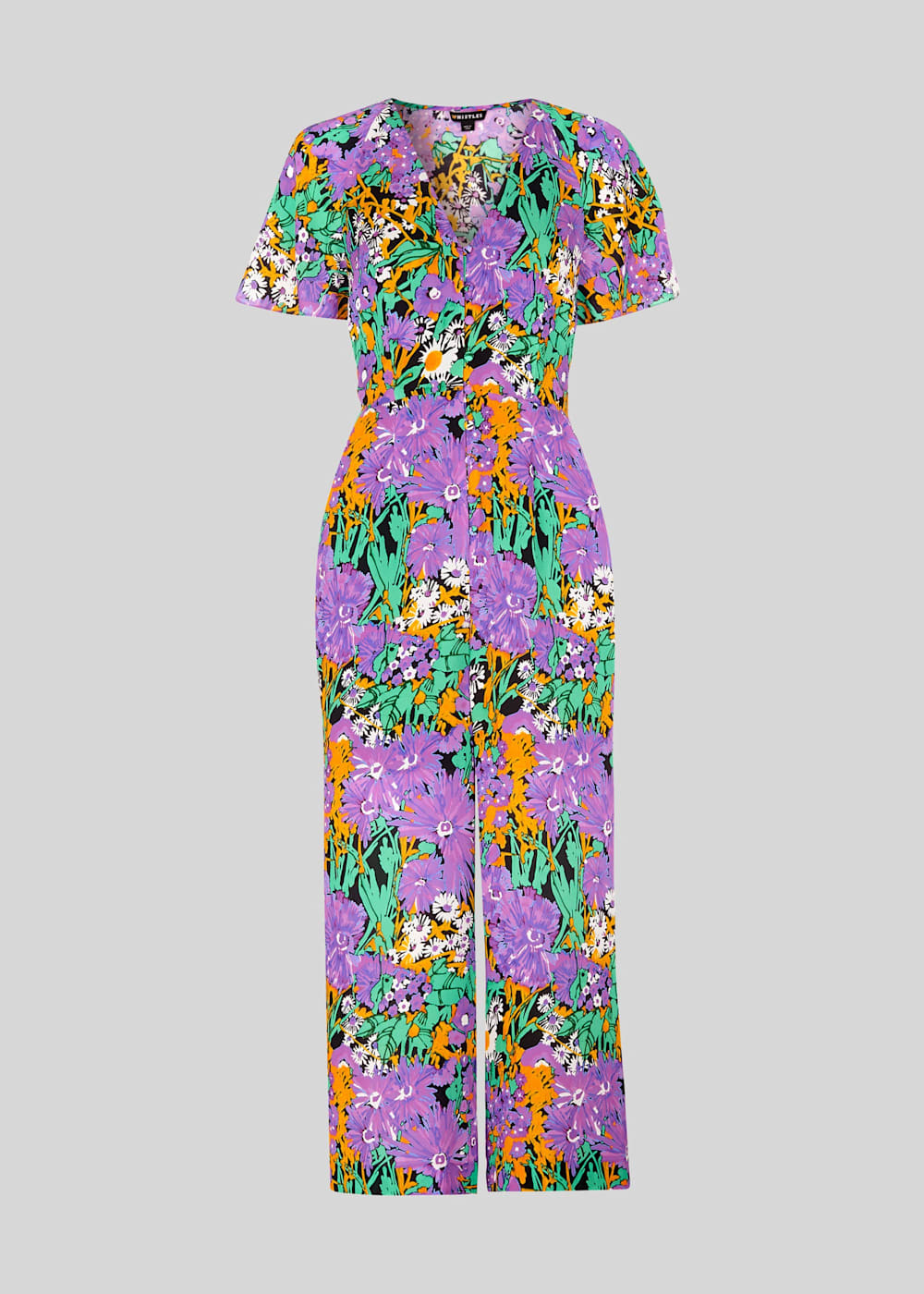 Simone Floral Print Jumpsuit