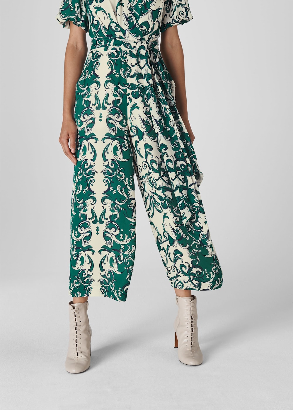 Baroque print jumpsuit clearance