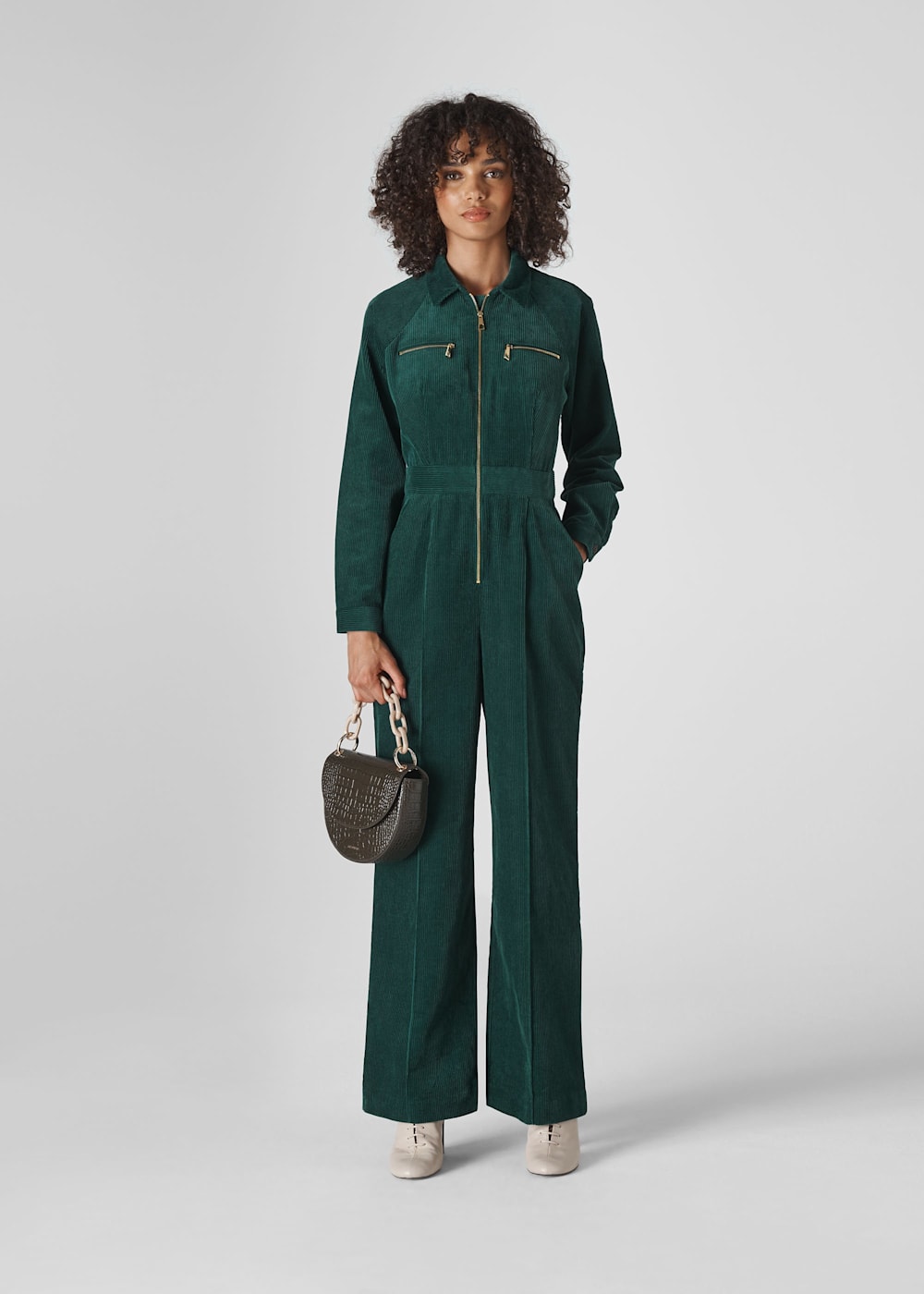 Dark green jumpsuit cheap