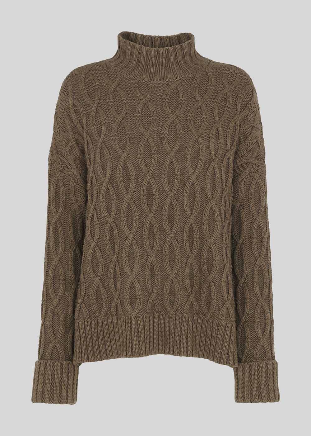 Whistles cable knit jumper on sale