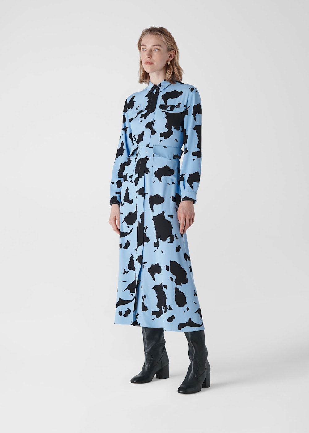 Cow print dress best sale
