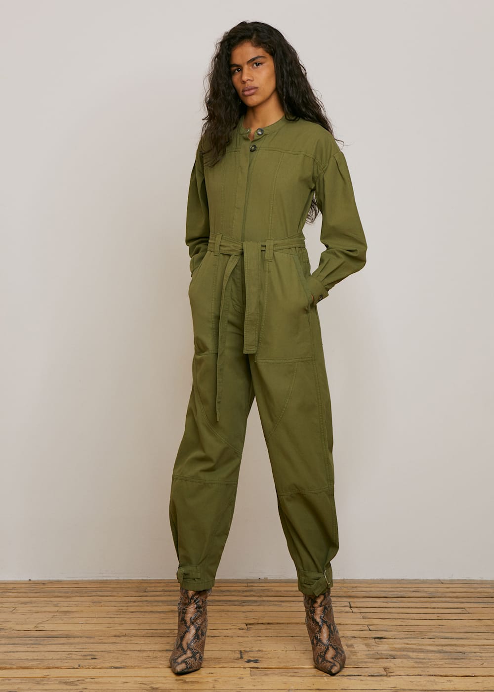 Khaki utility suit store