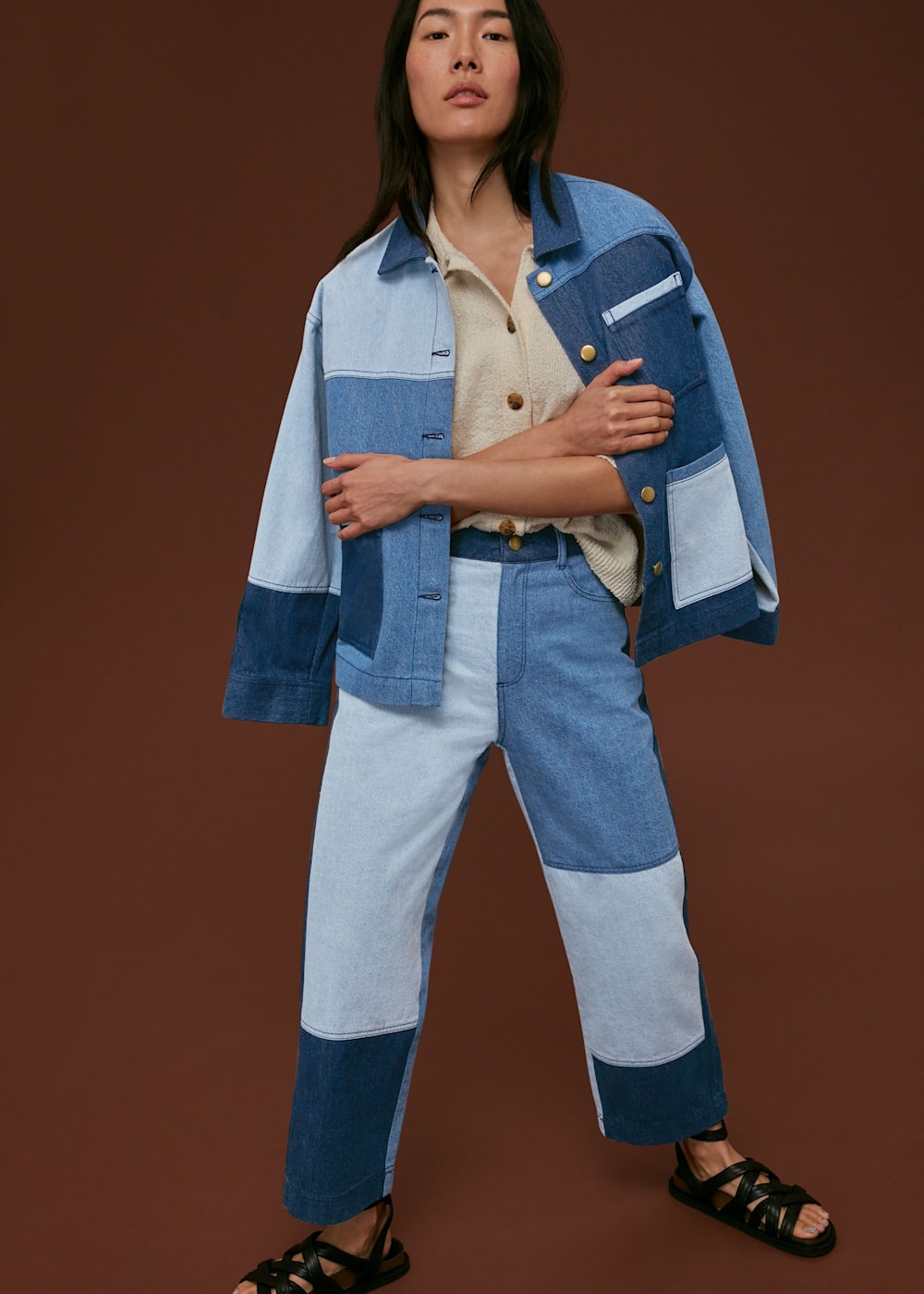 Denim Patchwork Jean | WHISTLES | Whistles US | Denim Patchwork Jean | WHISTLES | Whistles US |