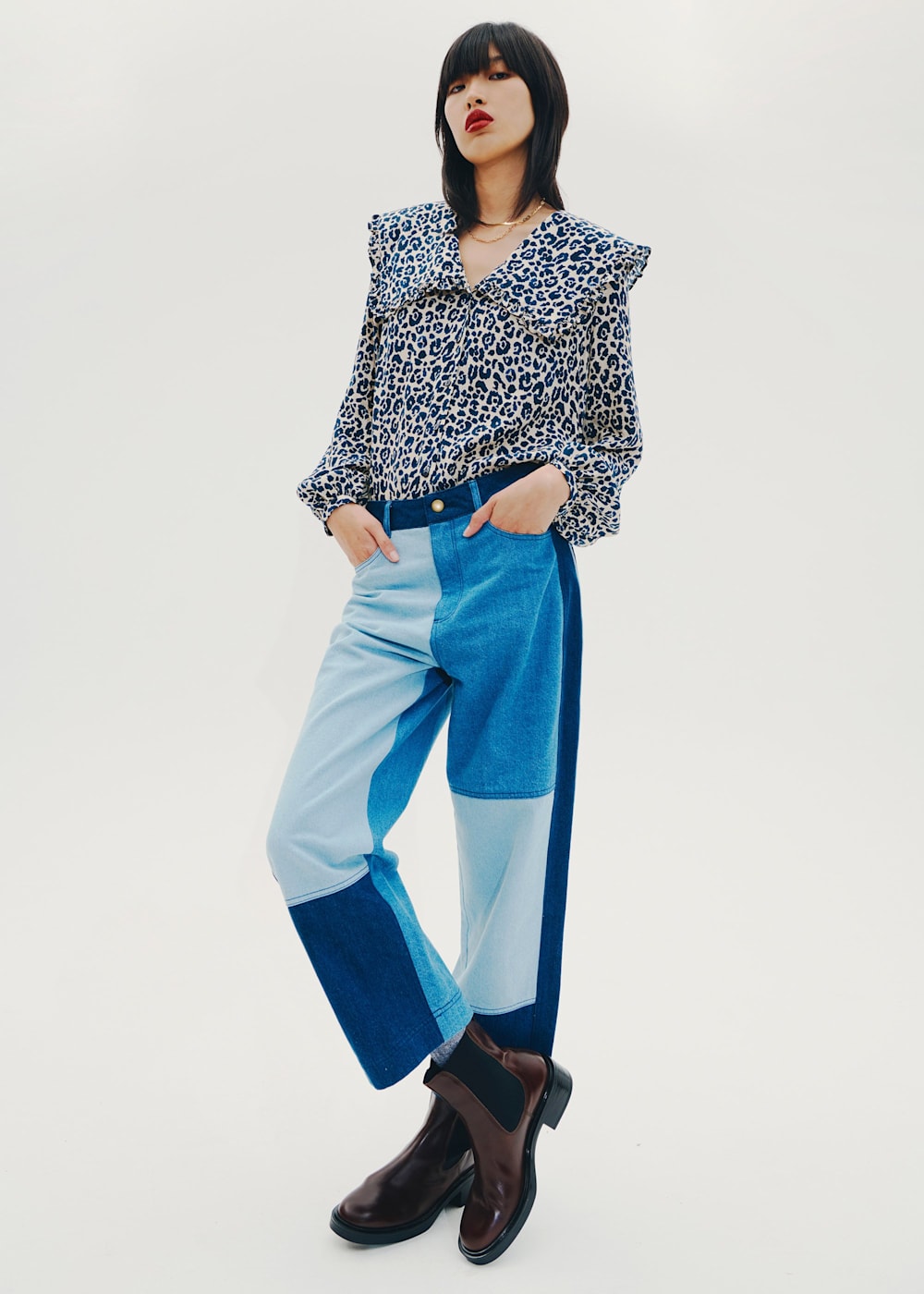 Denim Patchwork Jean | WHISTLES | Whistles US | Denim Patchwork Jean | WHISTLES | Whistles US |