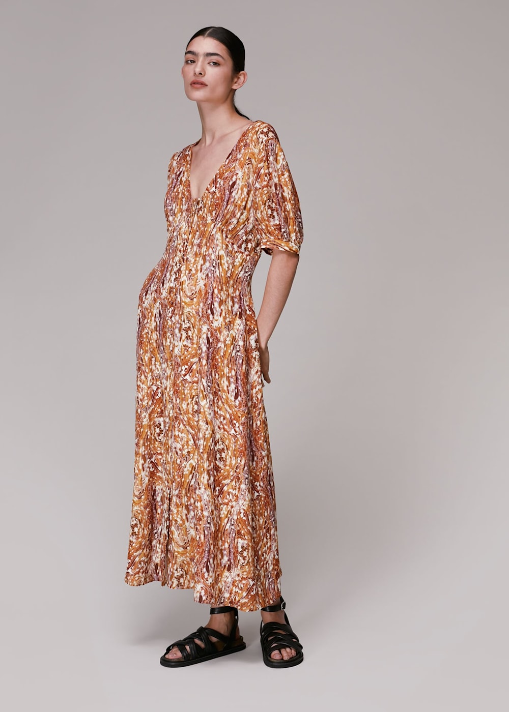 Silk midi dress uk best sale