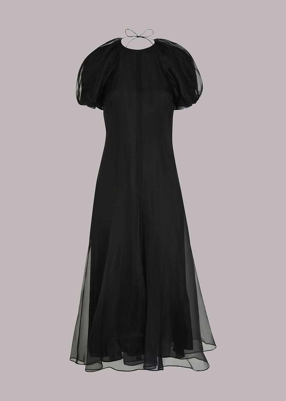 Black Organza Puff Sleeve Dress | WHISTLES | Whistles UK | Black Organza Puff Sleeve Dress | WHISTLES | Whistles UK |