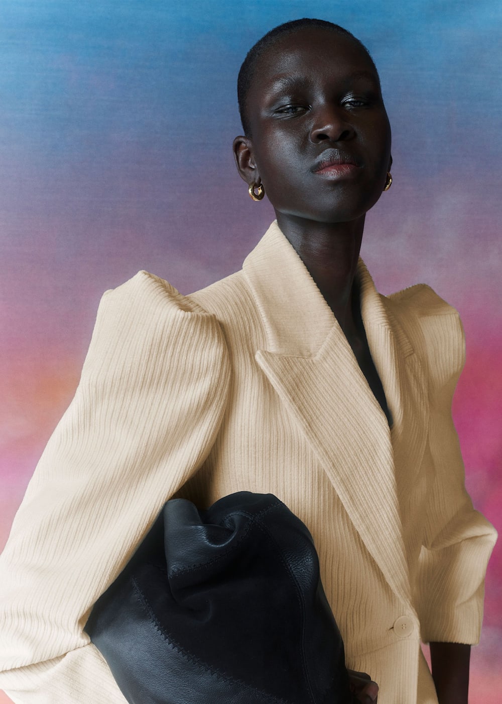 Puff sleeve blazer sales