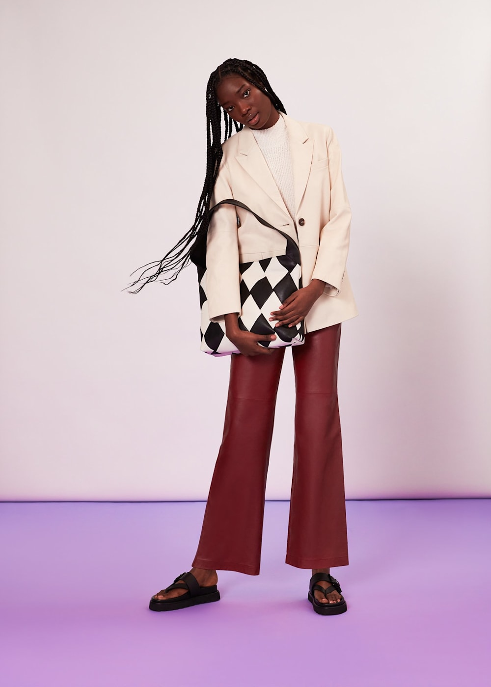 Whistles leather trousers clearance
