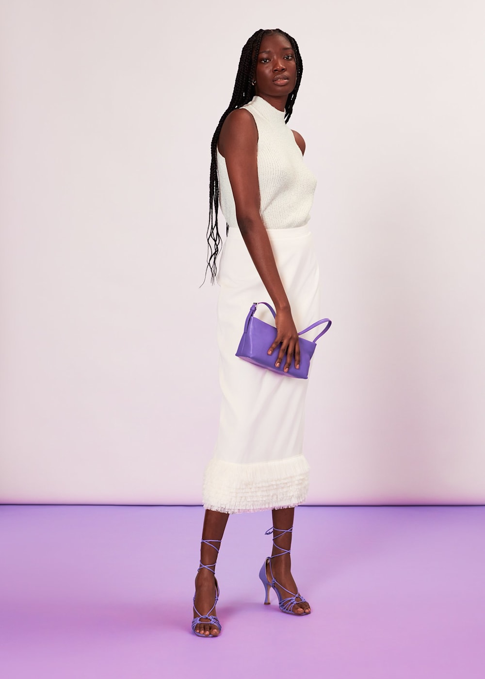Ivory/Multi High Neck Knit | WHISTLES | Whistles US | Ivory/Multi High Neck Knit | WHISTLES | Whistles US |