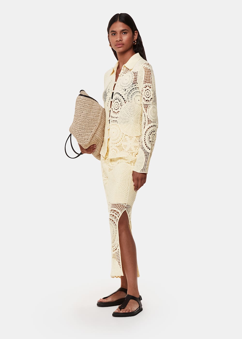 Crochet circle skirt discount