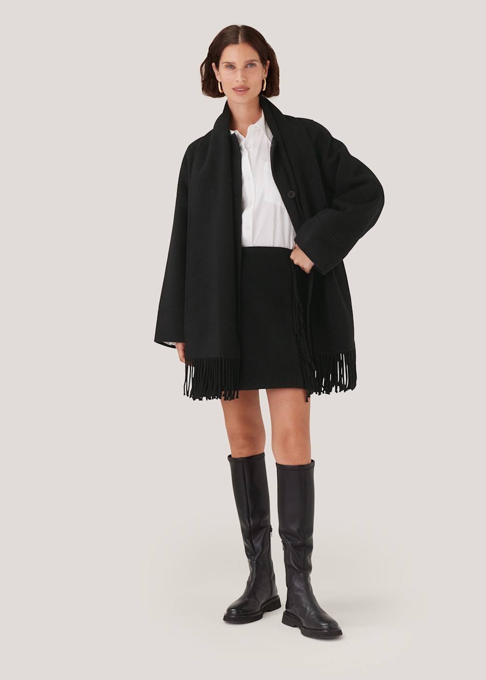 Black fringe skirt 7 little words sales
