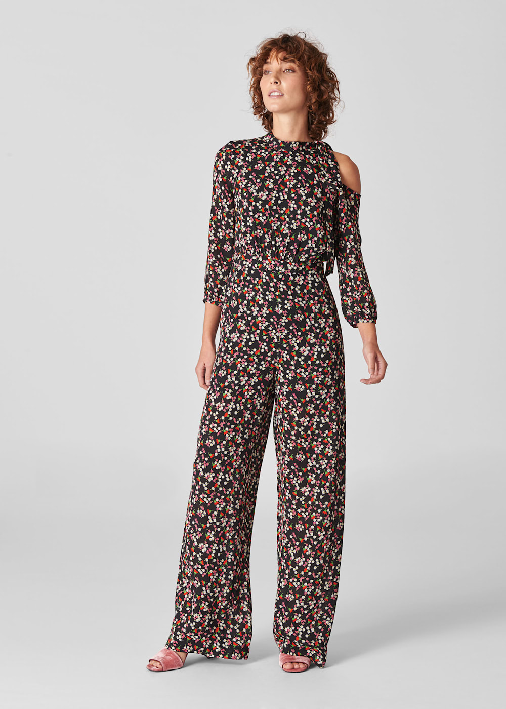 Whistles silk jumpsuit hot sale