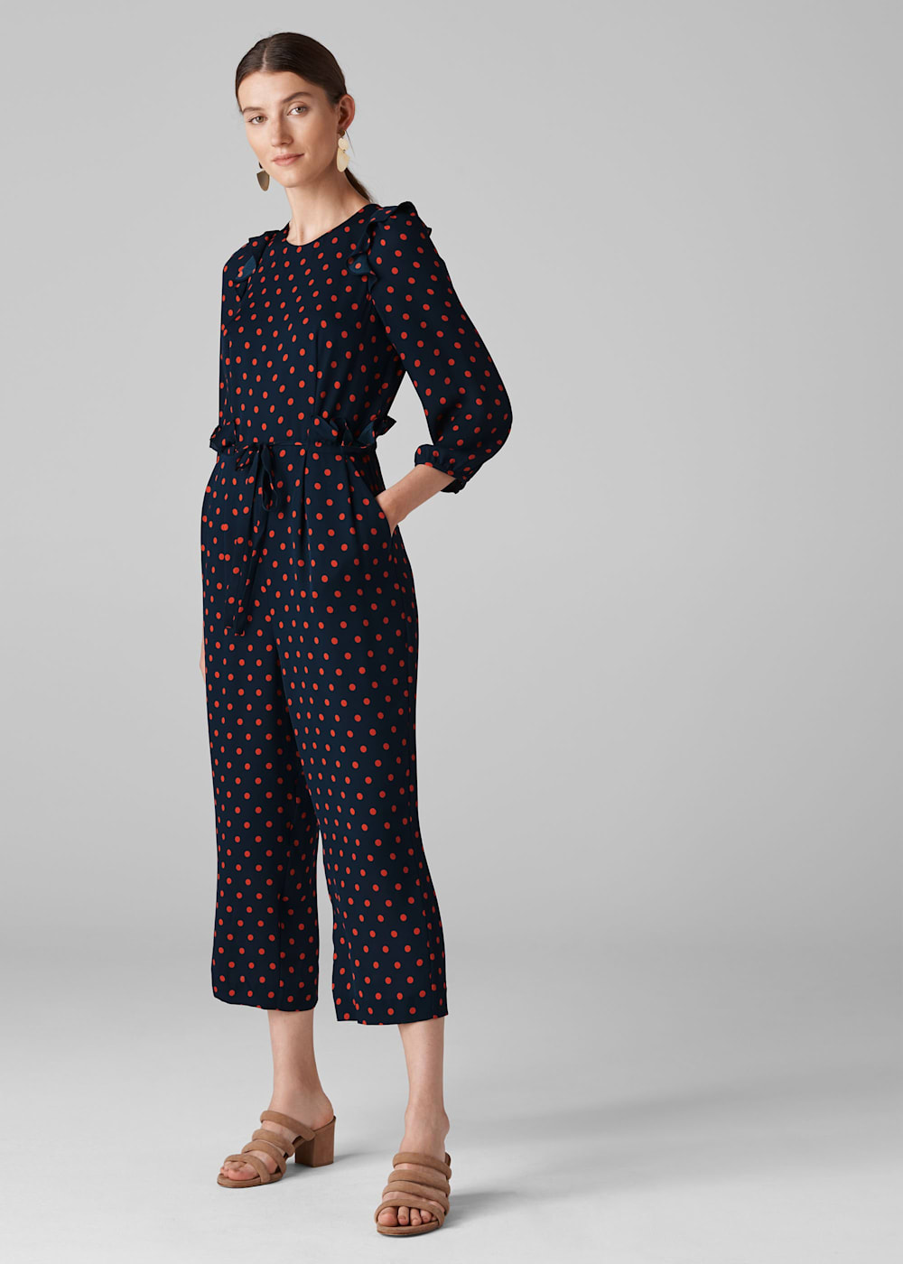 Whistles silk jumpsuit 2025