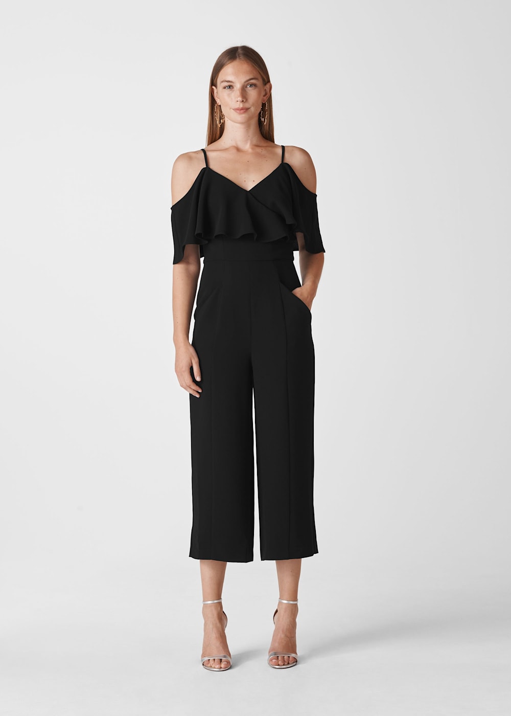 Whistles miranda crepe jumpsuit best sale