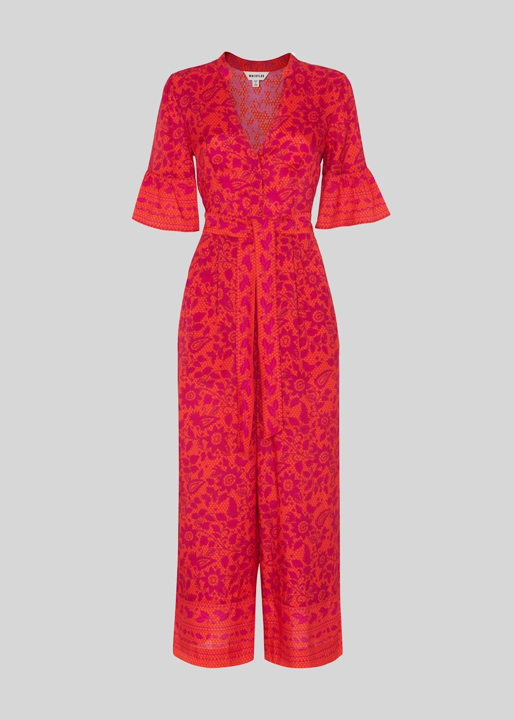 Whistles pink jumpsuit online