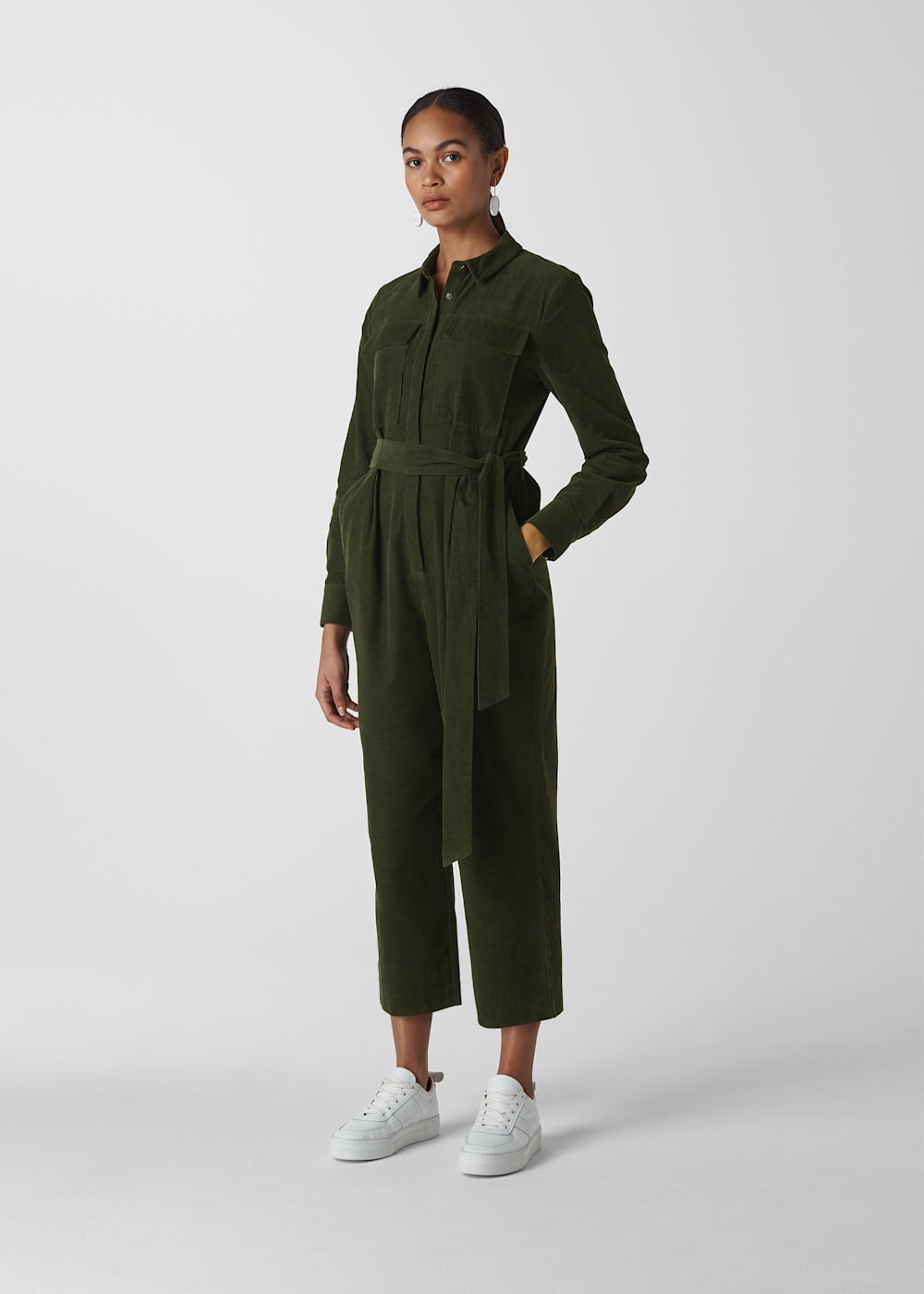 Cord utility jumpsuit cheap