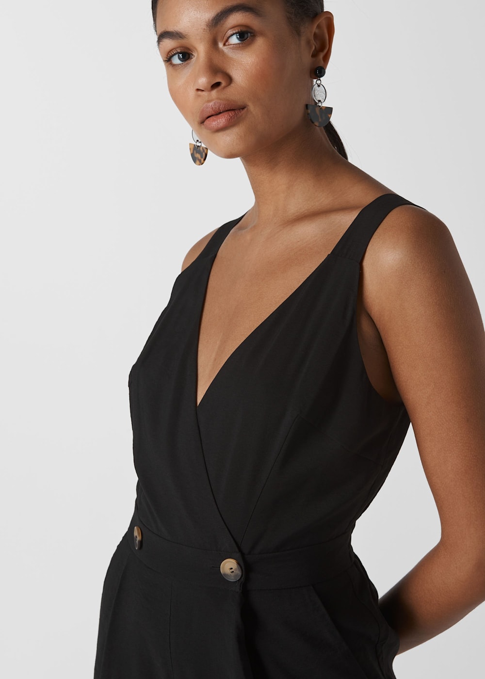 Lara button jumpsuit deals