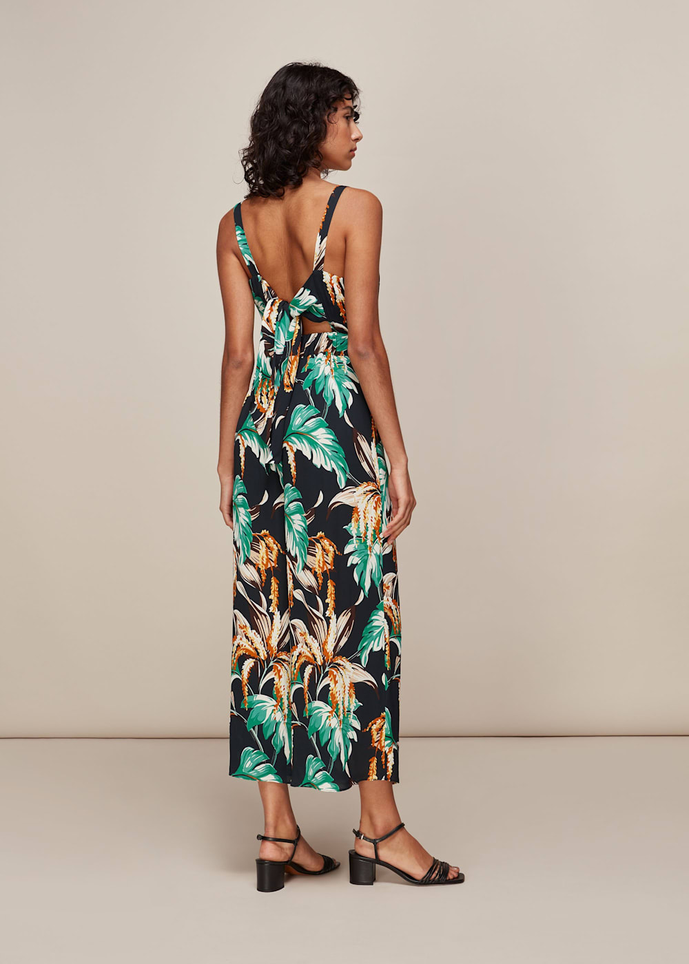 Tropical floral jumpsuit online