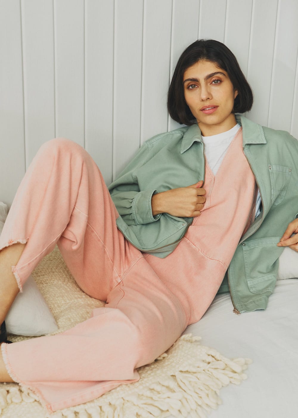 Whistles pink jumpsuit online
