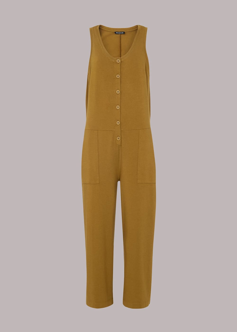 Khaki jersey jumpsuit cheap