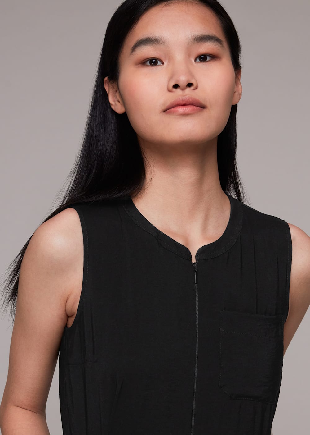 Whistles black jumpsuit on sale
