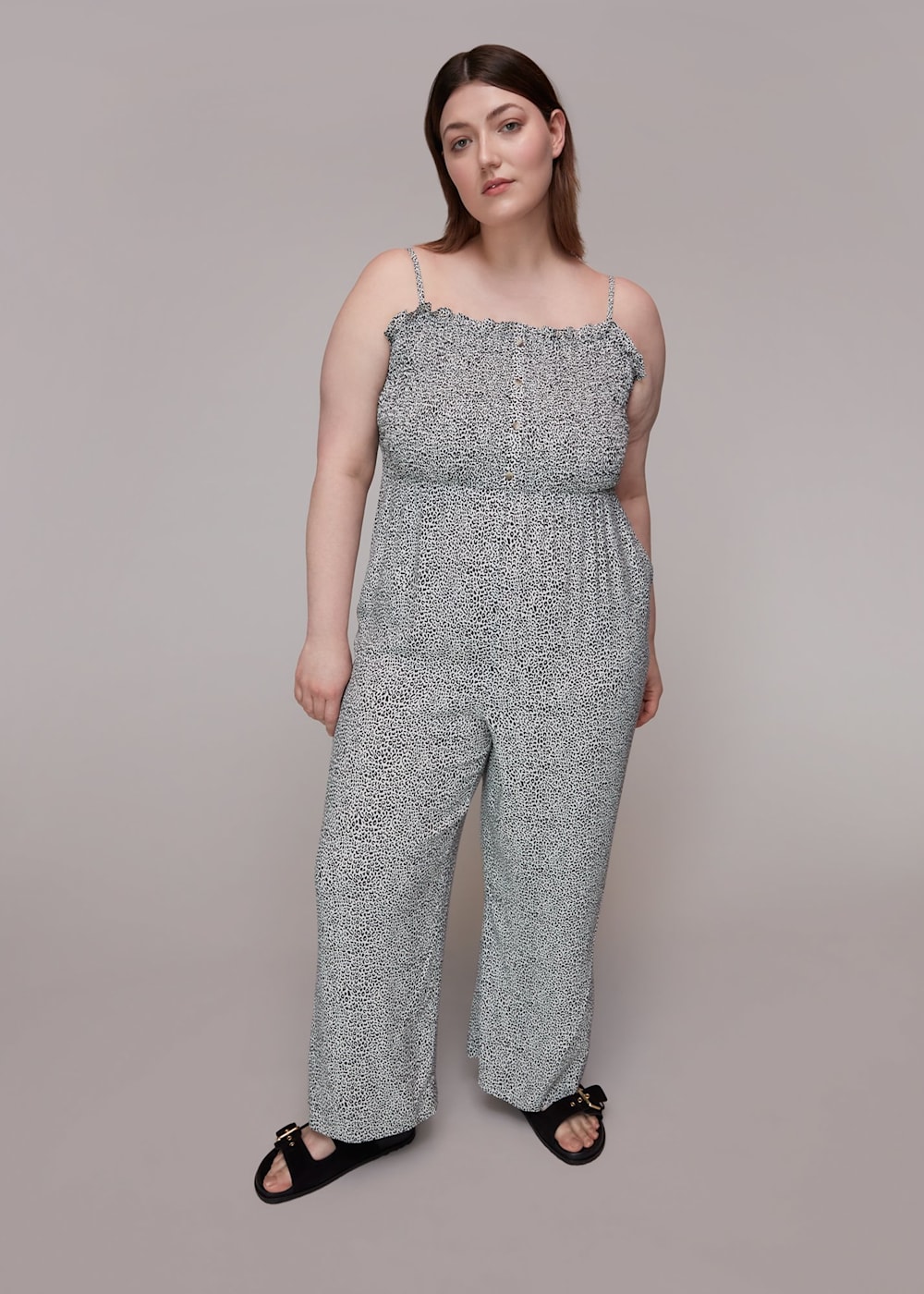 Whistles leopard print jumpsuit on sale