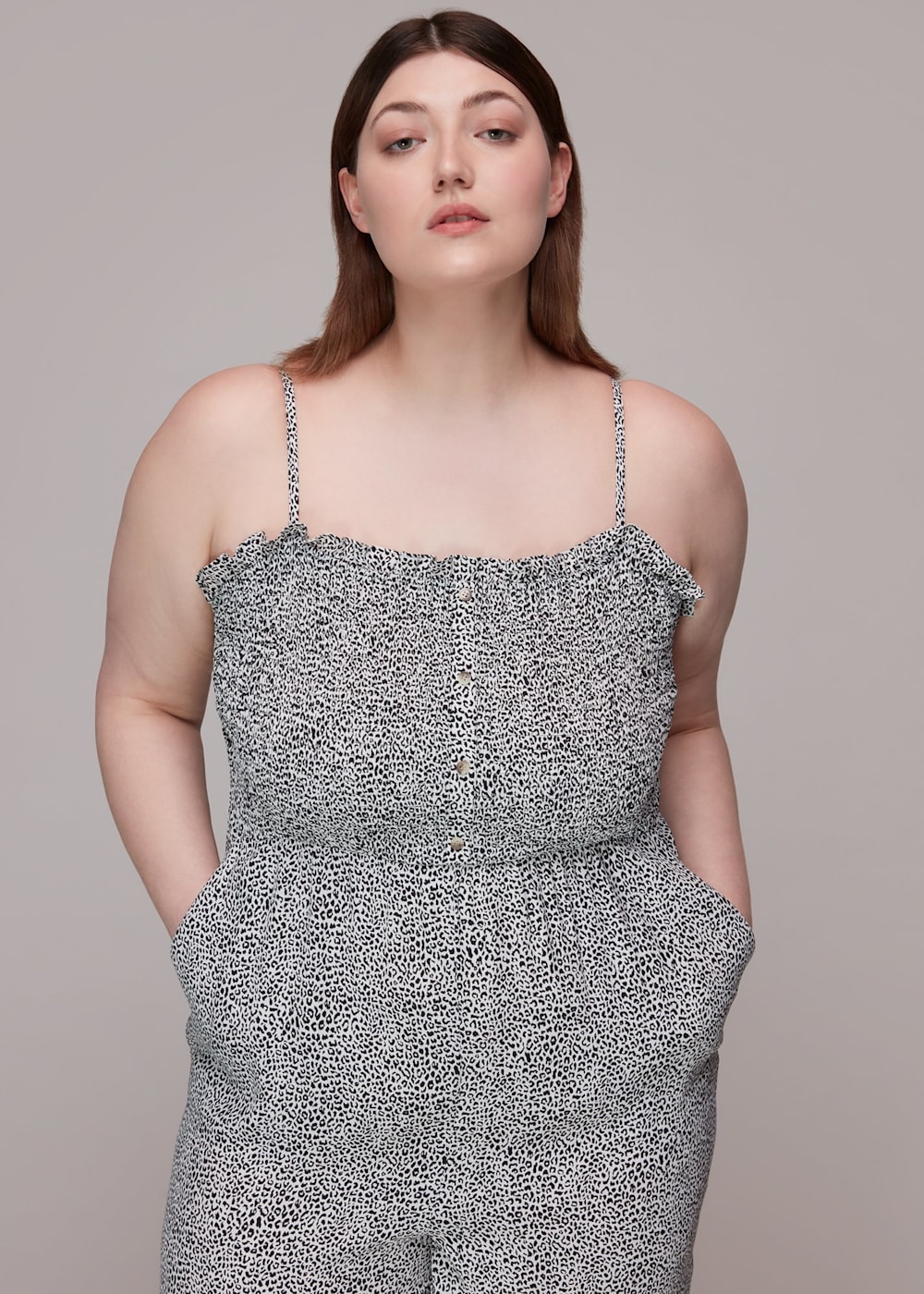 Plus size leopard jumpsuit new arrivals