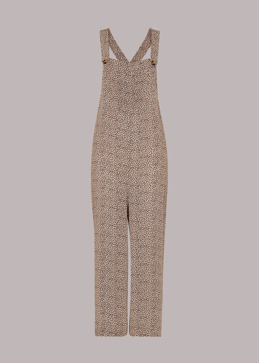 Leopard Print Rita Dashed Leopard Dungarees