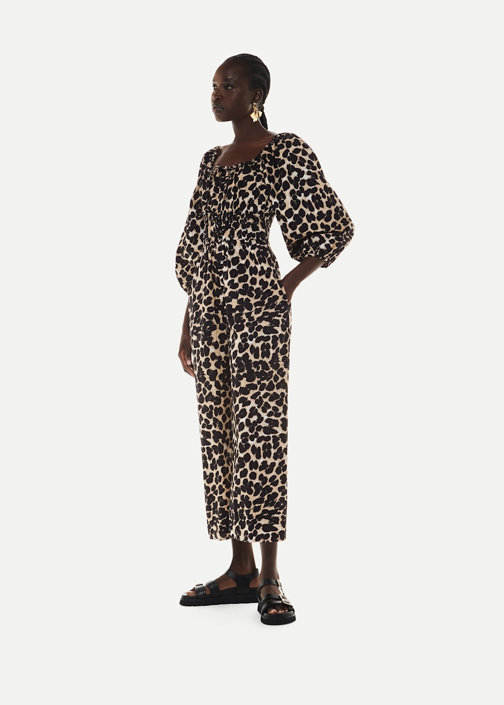 Leopard Print Leopard Spot Jumpsuit WHISTLES Whistles UK