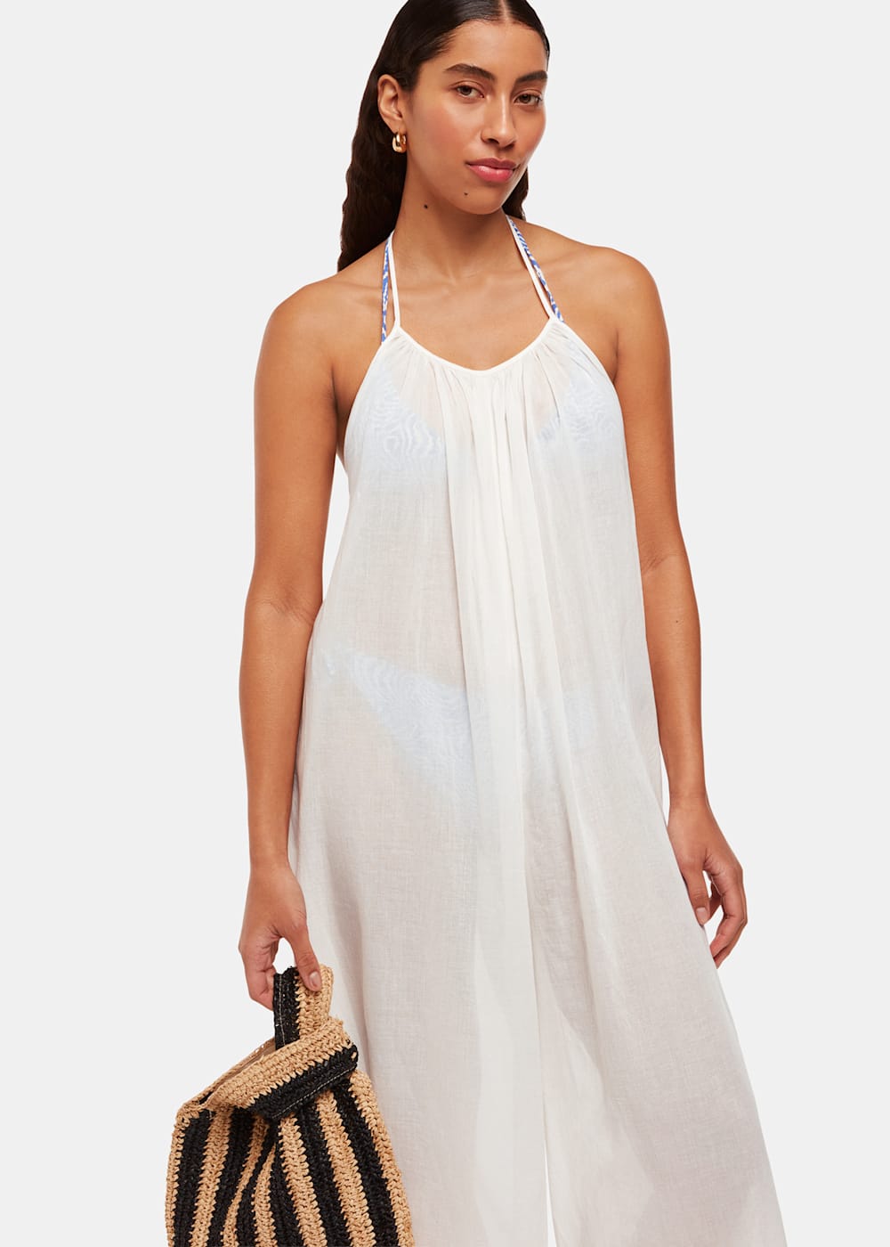 Whistles white jumpsuit hot sale