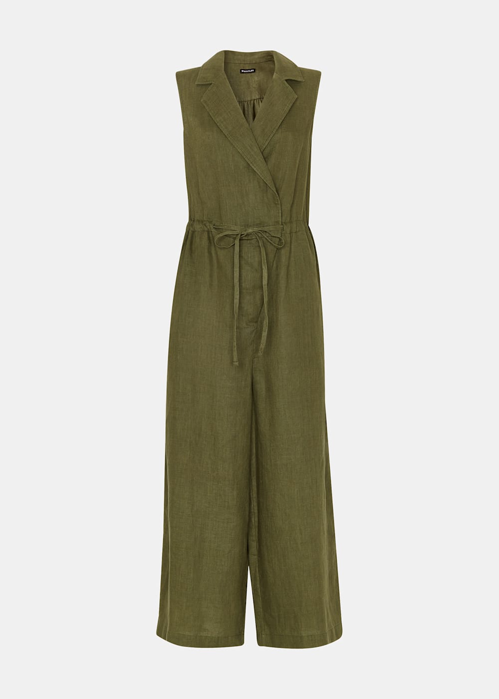Khaki wrap jumpsuit hot sale