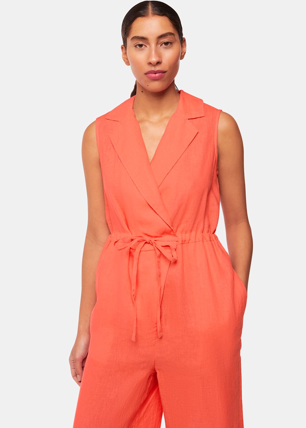 Whistles orange jumpsuit store