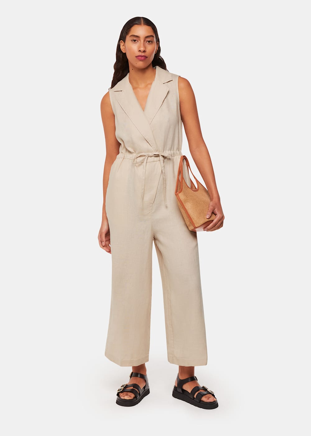 Bella Fitted Vest Jumpsuit Bella Fitted Vest Jumpsuit