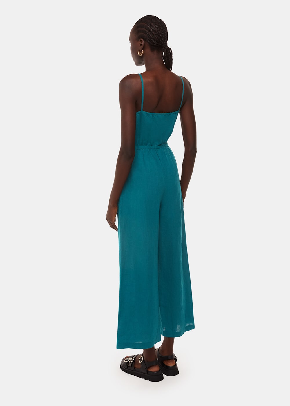 Teal jumpsuit uk sale