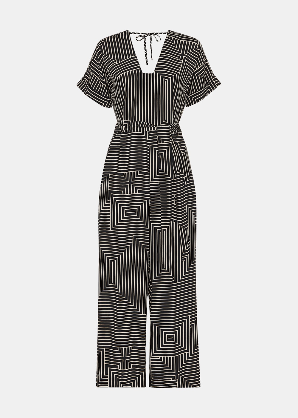 Black and white jumpsuit uk shop
