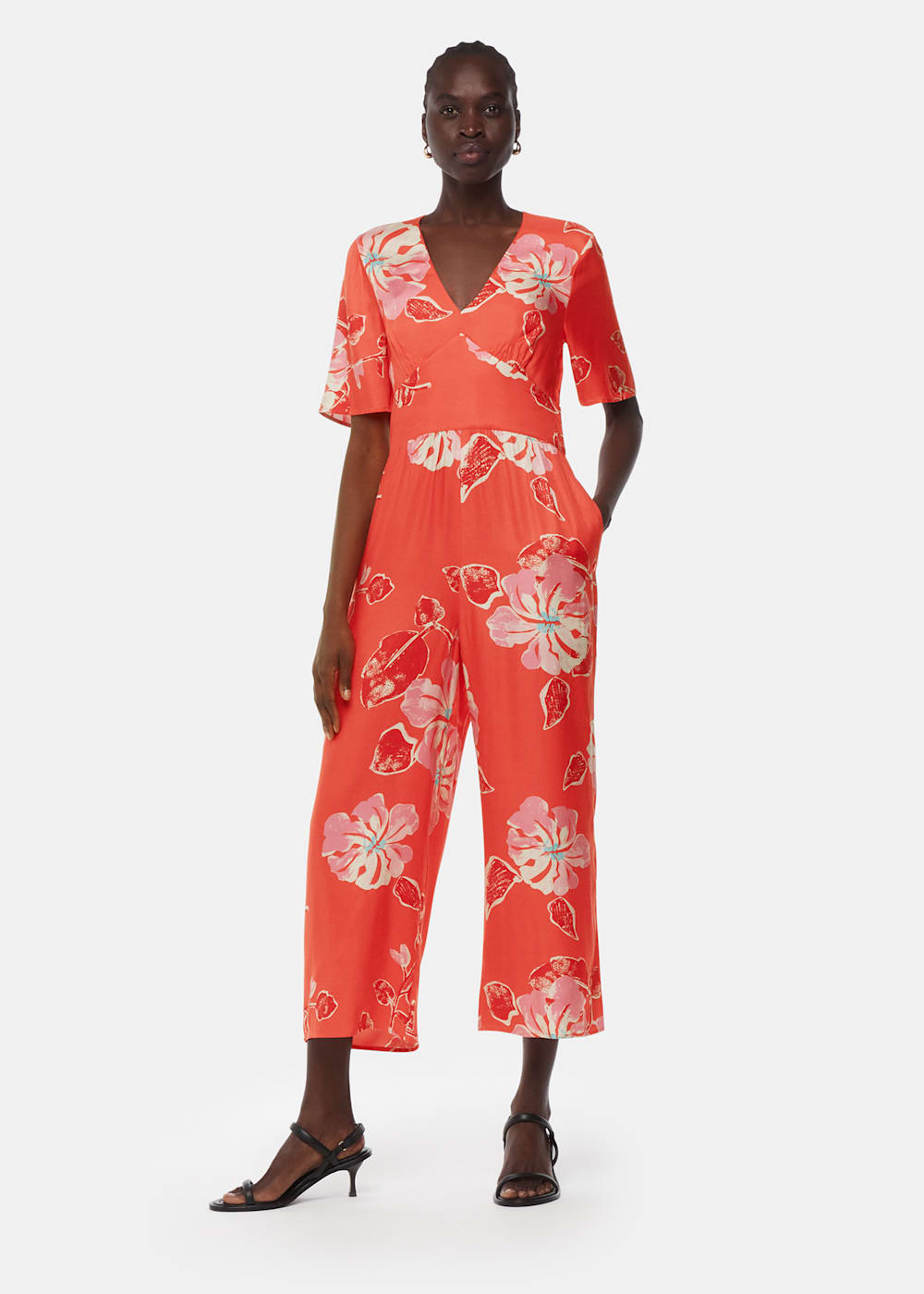 Hawaiian print jumpsuit best sale