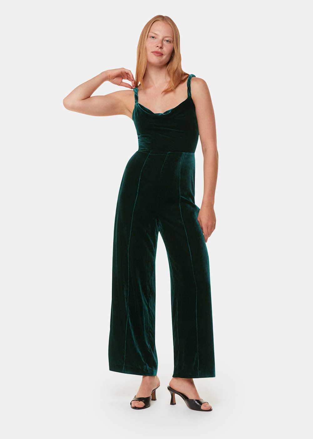Velvet overall jumpsuit online