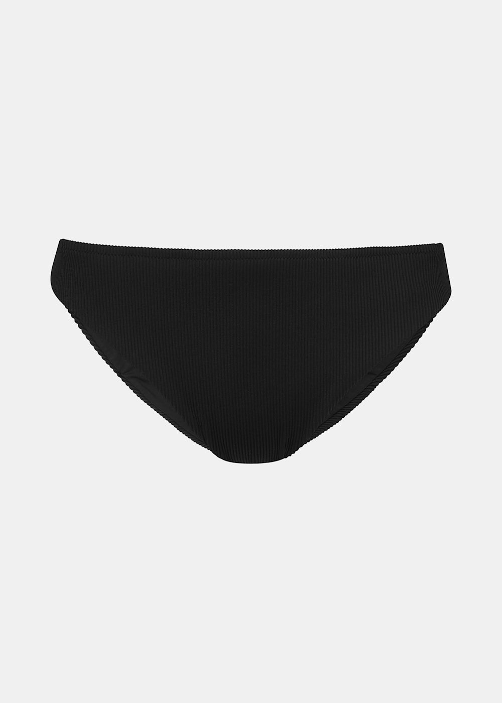 Black ribbed bikini bottoms sales