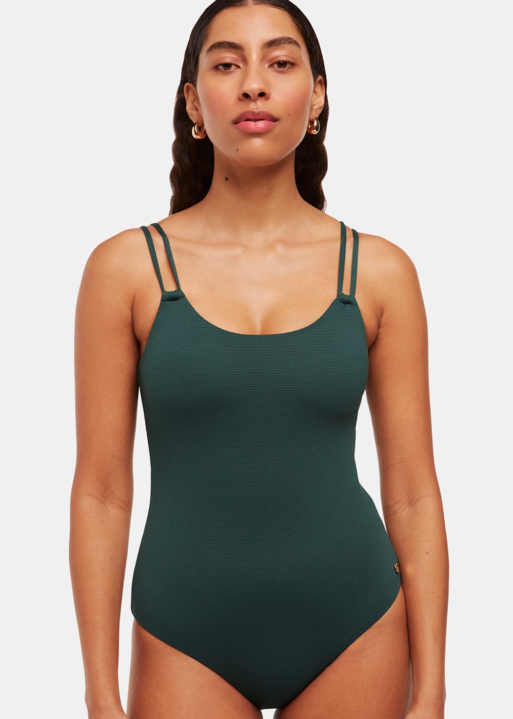 Dark green swimsuit best sale