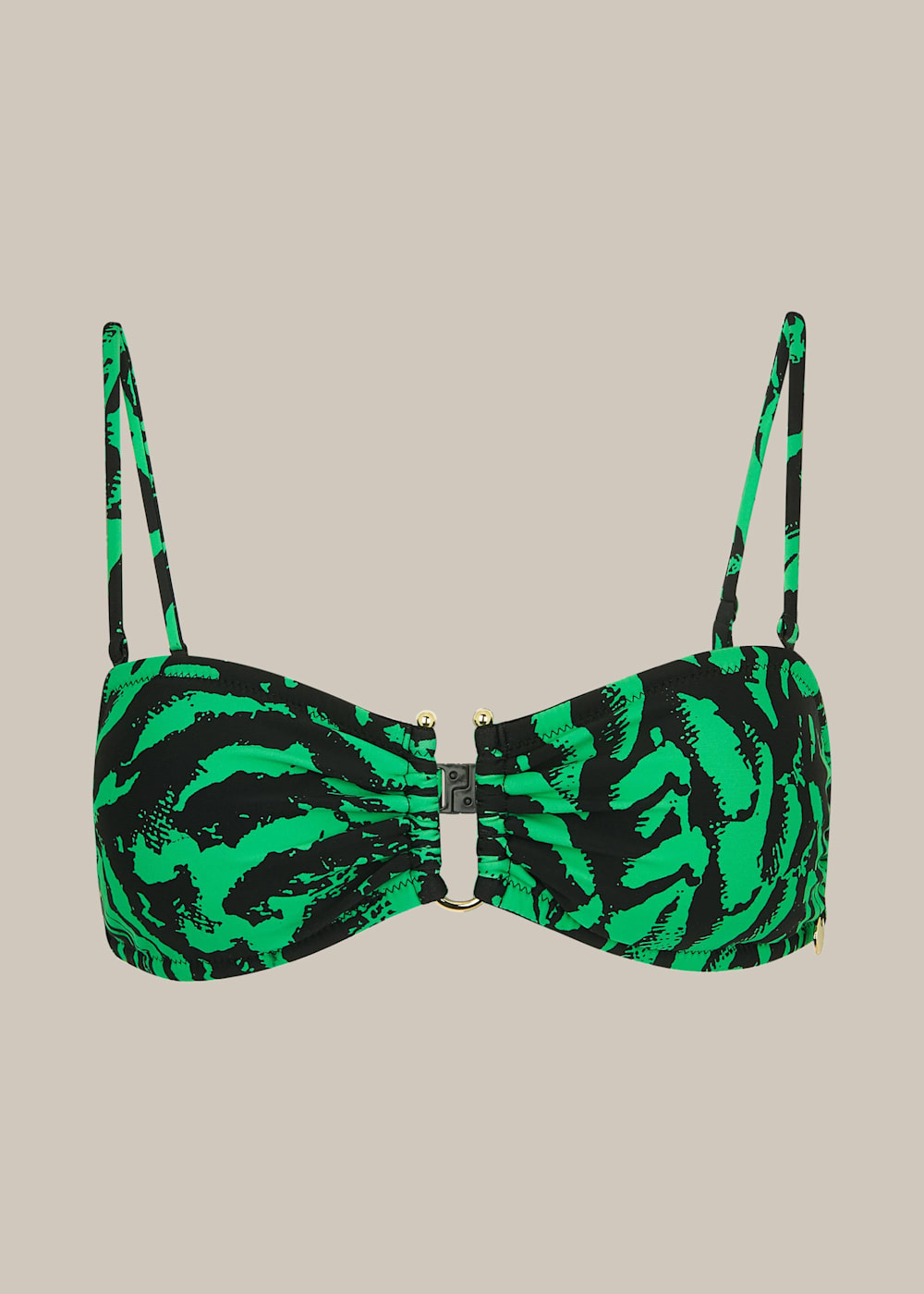 Green leopard print bikini best sale