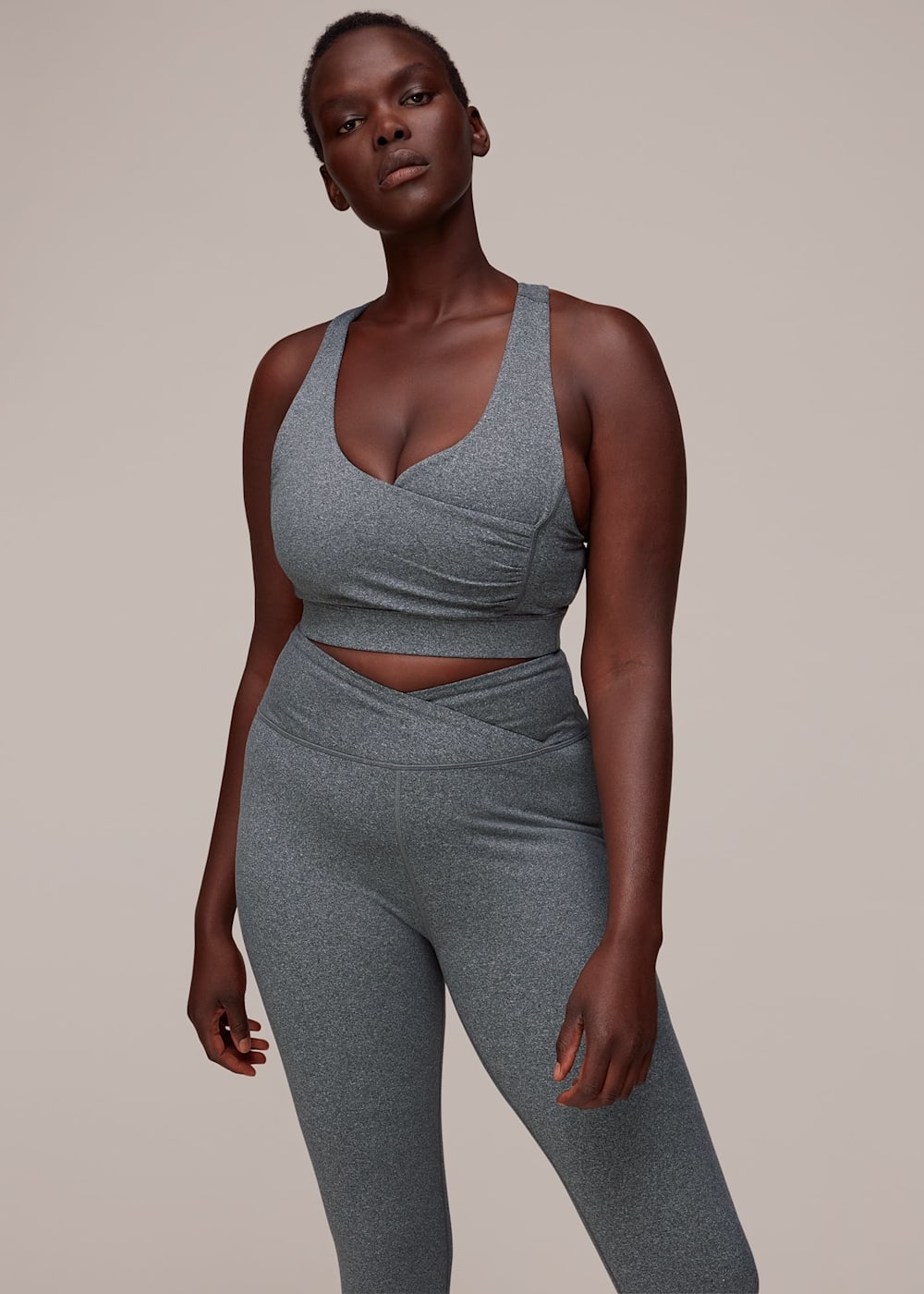 Grey cropped leggings uk best sale