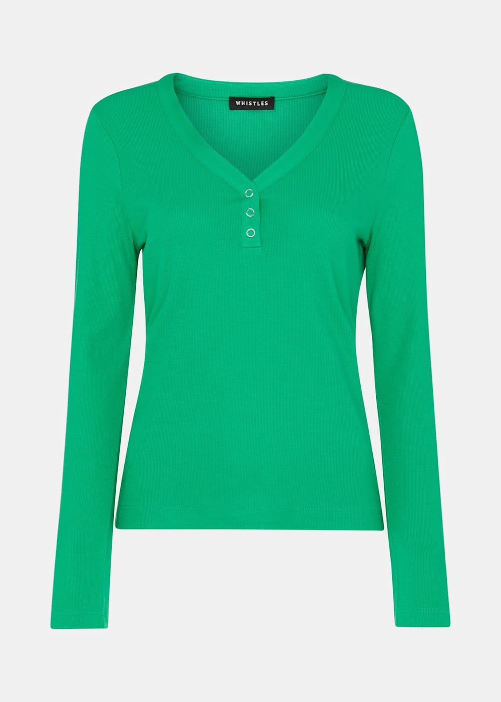Green V Neck Pajama Top Whistles US